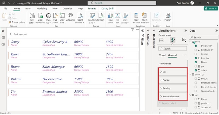 Customize Multi-row Card 5