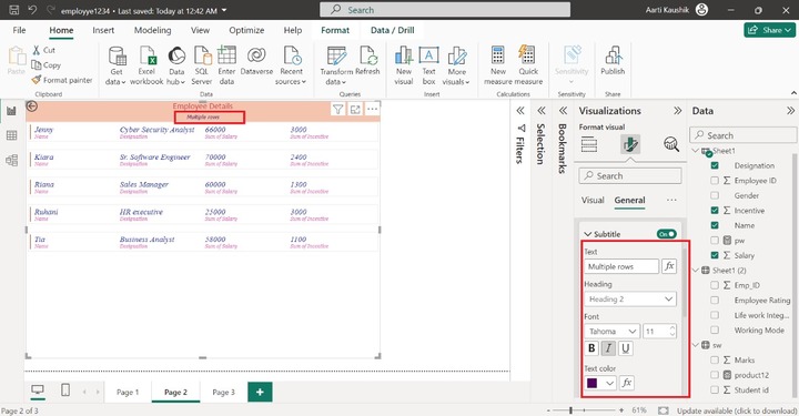 Customize Multi-row Card 8