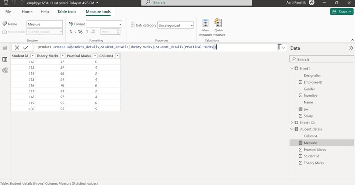 DAX Aggregate Function 20