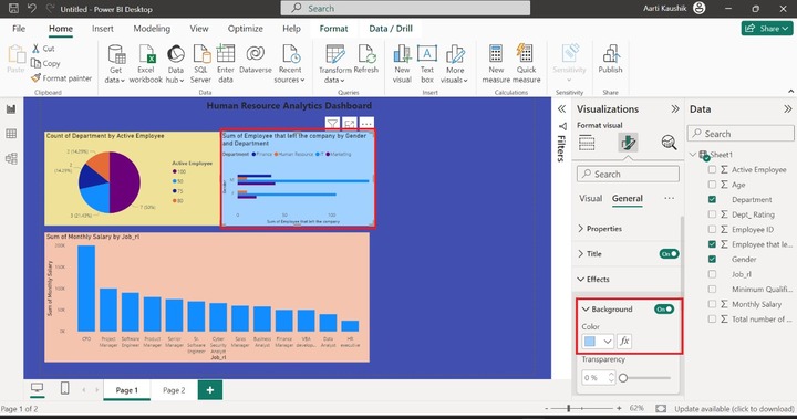Develop a Stunning HR Dashboard 10