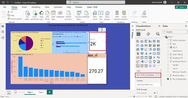 Develop a Stunning HR Dashboard 15