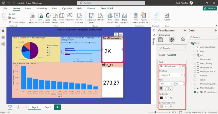 Develop a Stunning HR Dashboard 17