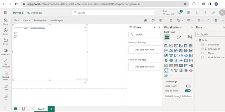 Display which names have Excellent