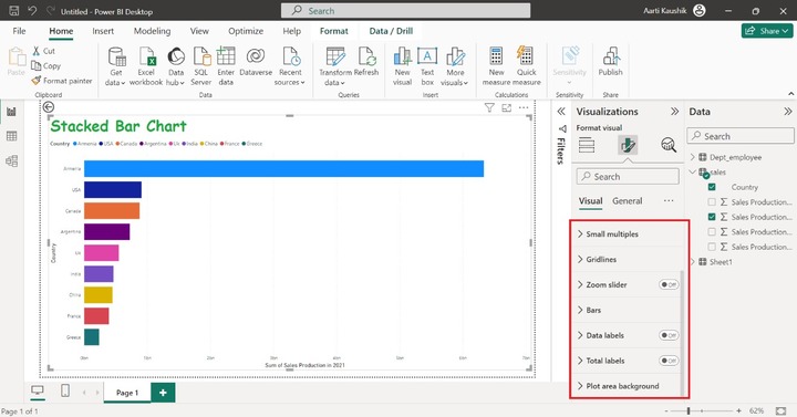 Format Stacked Bar Chart 9