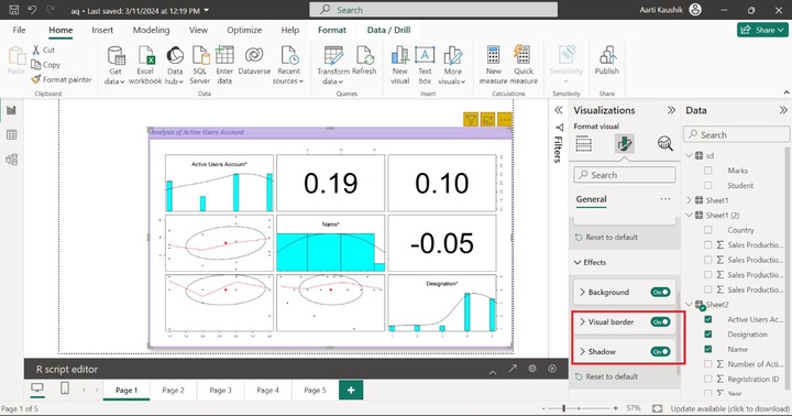 Formatting R Visual 10