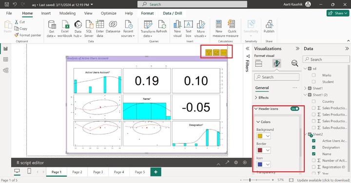 Formatting R Visual 11