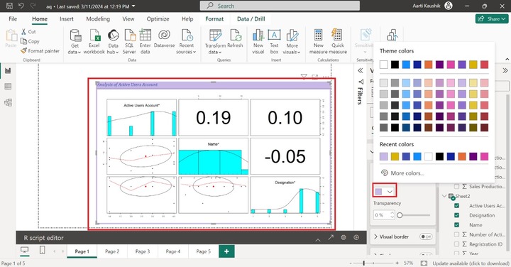 Formatting R Visual 9