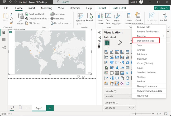 Generate ArcGIS Map in Power BI 4