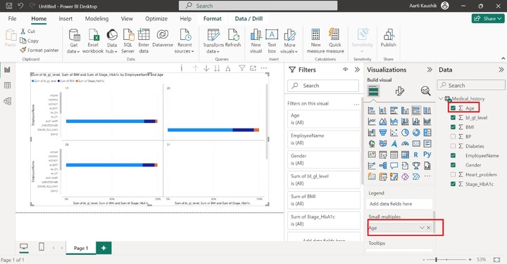 Generate the 100% Stacked Bar Chart 3