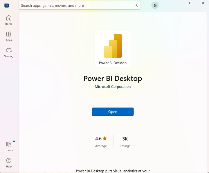 Installing Power BI on Windows2