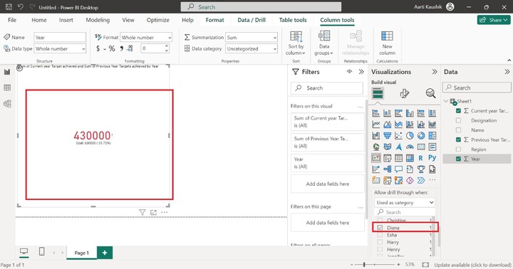 KPI Visual in Power BI 3