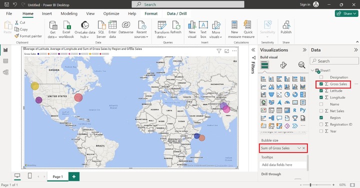 Map Visual in Power BI 4