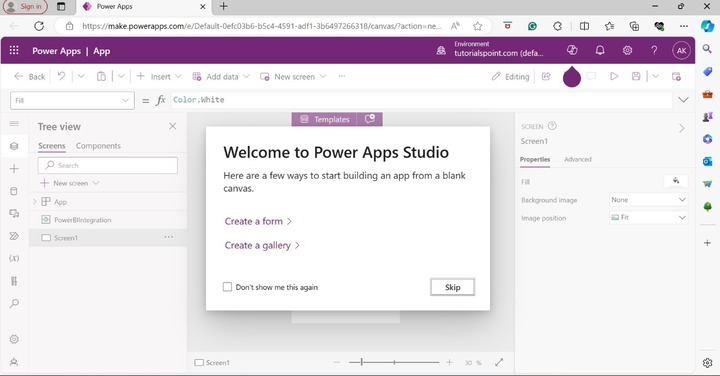Power Apps in Power BI 3