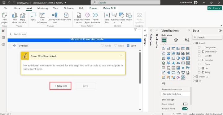 Power Automate in Power BI 3
