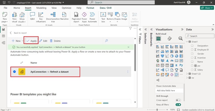 Power Automate in Power BI 8