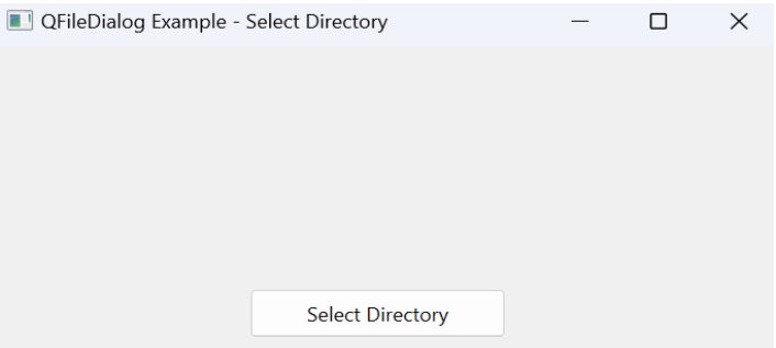 pyqt qfiledialog example 2