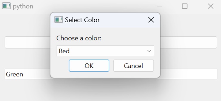 pyqt qinputdialog example 2
