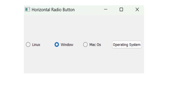 QButtonGroup example two