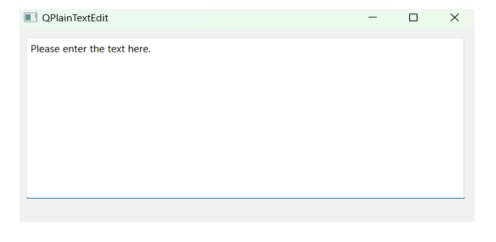 qplaintextedit_ex_two