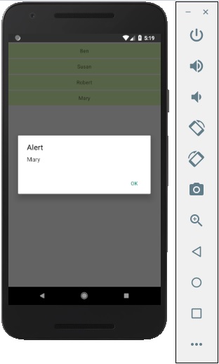 React Native ListView