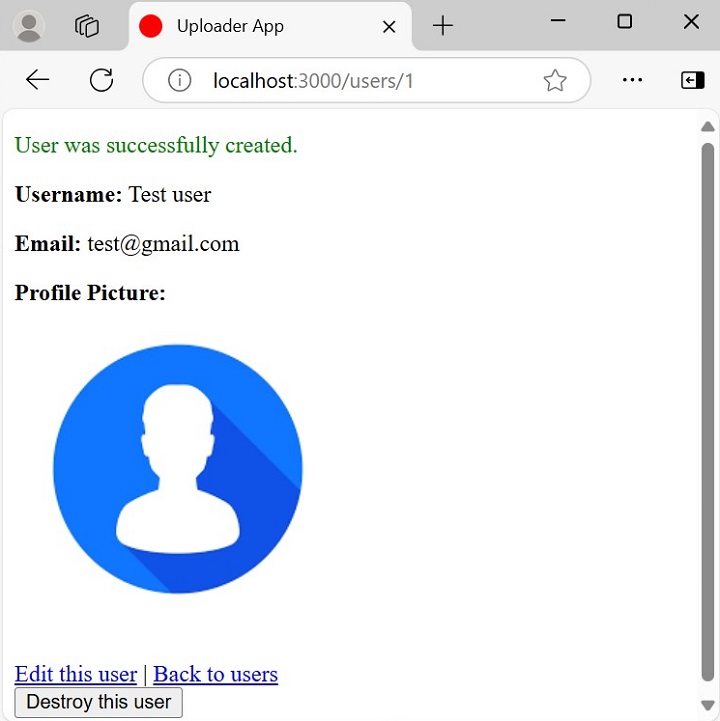 run the Rails servers