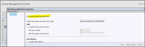 Monitoring Application