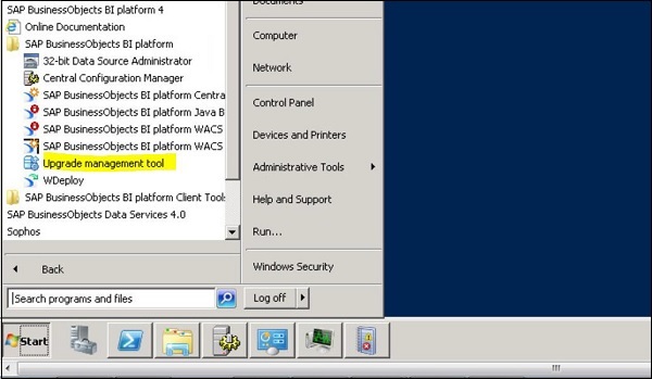 Upgrade Management Tool