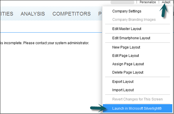 Launch Microsoft Silverlight