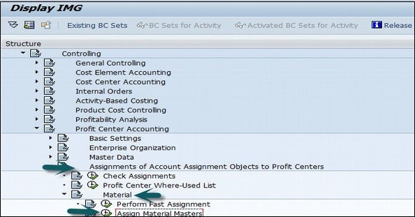 Assign Material Master