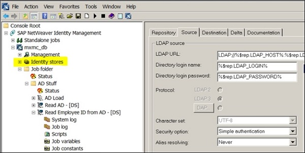 Using Identity Stores