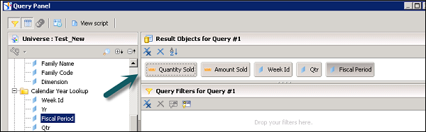 Query Panel