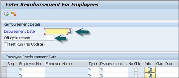 Reimbursement for Employees