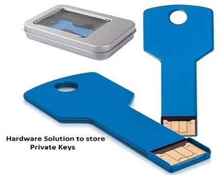 Hardware Solution To Store Private Keys