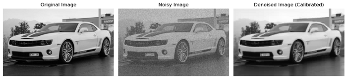 calibrating walevet denoiser