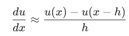 Backward Difference Equation