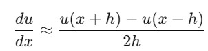 Central Difference Equation