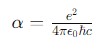 Fine Structure Constant
