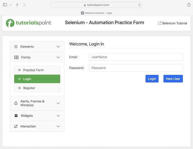 Selenium Browser Navigation 2
