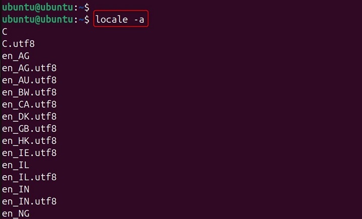 Locale Command in Linux4