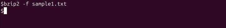 bzip2 Command in Linux4