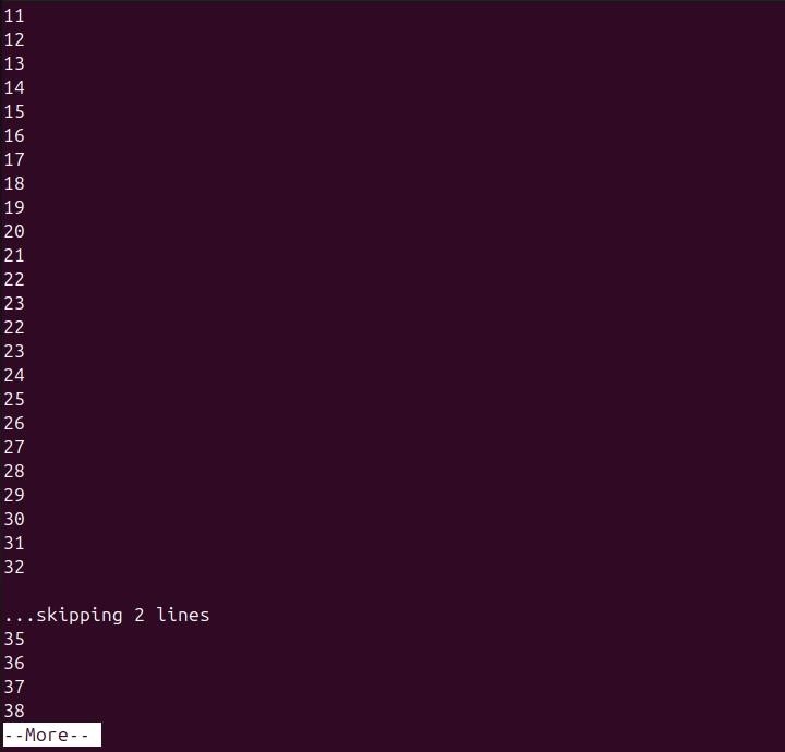 bzmore Command in Linux6