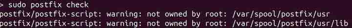Checking the Postfix Configuration 1