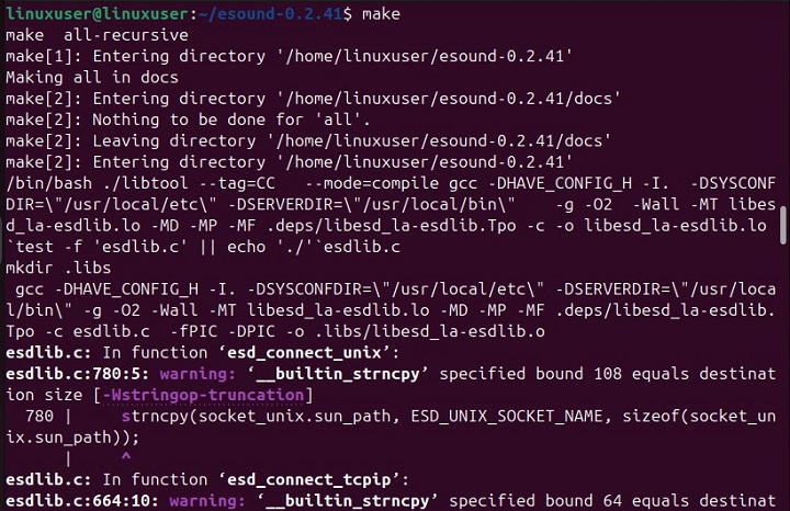 Compile The Source File Using Make
