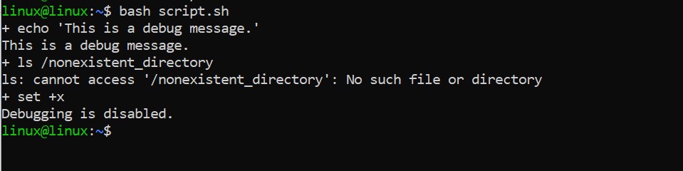Detecting Unset Variables