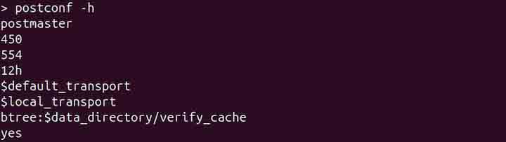 Displaying the Parameters Values
