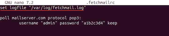 Enabling Logging using fetchmail
