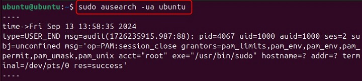 Finding Events Related to Specific User