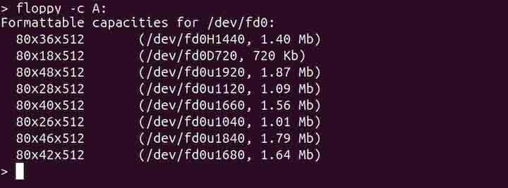 floppy Command in Linux3