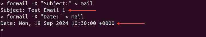 formail Command in Linux4