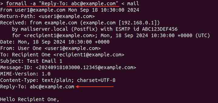 formail Command in Linux9